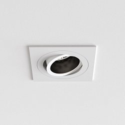 Obrázek pro produkt Downlight svítidlo Pinhole Slimline Square nastavitelné protipožární 6W GU10 bílá - ASTRO Lighting