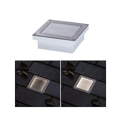 Obrázek pro produkt Venkovní zemní svítidlo Brick 100 x 100 x 38 mm IP67 0,8W kov/ocel pohybové čidlo - PAULMANN