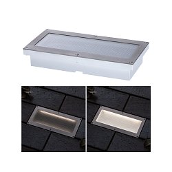 Obrázek pro produkt Venkovní zemní svítidlo Brick 100 x 200 x 38 mm IP67 1,6W kov/ocel pohybové čidlo - PAULMANN