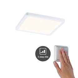 Obrázek pro produkt LED vestavné svítidlo Areo VariFit IP44 3-krokové-stmívatelné 175x175mm 13W 3.000K bílá - PAULMANN