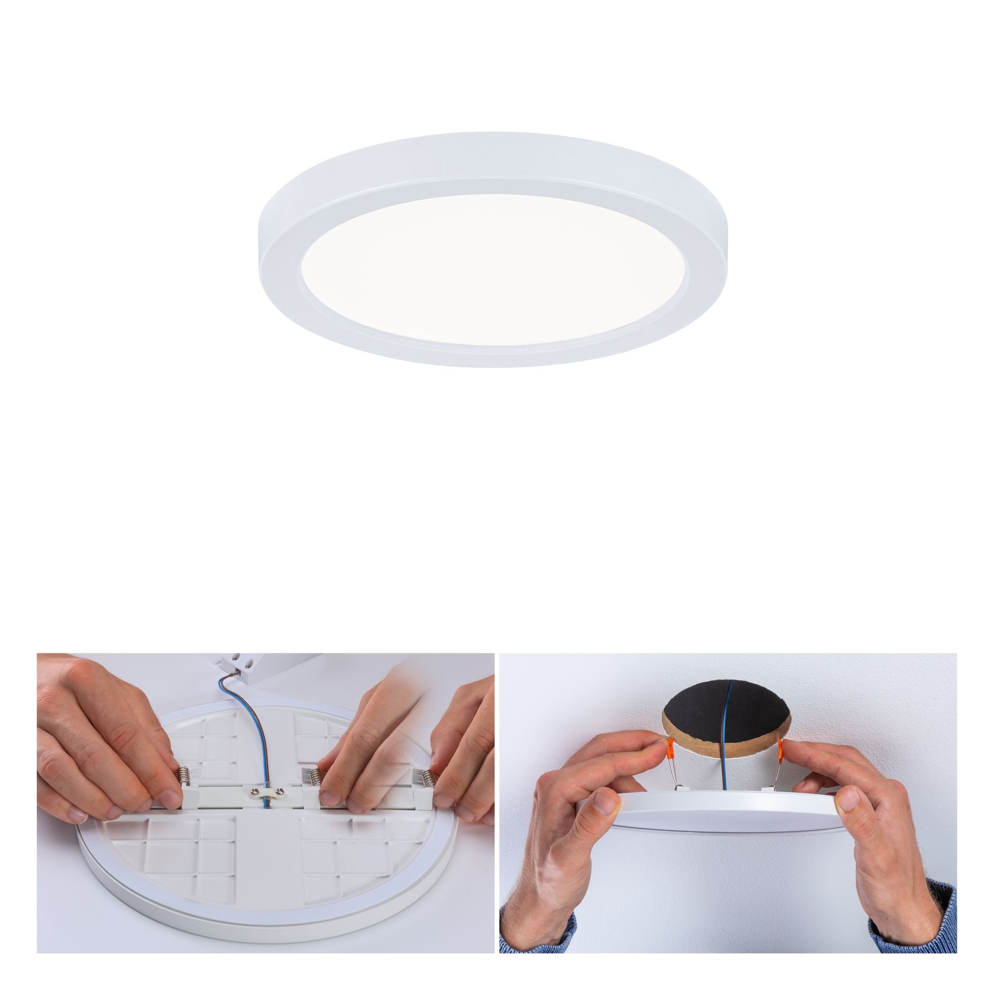 P 93035 LED vestavné svítidlo Areo VariFit IP44 kruhové 118 6,5W 4.000K bílá - PAULMANN