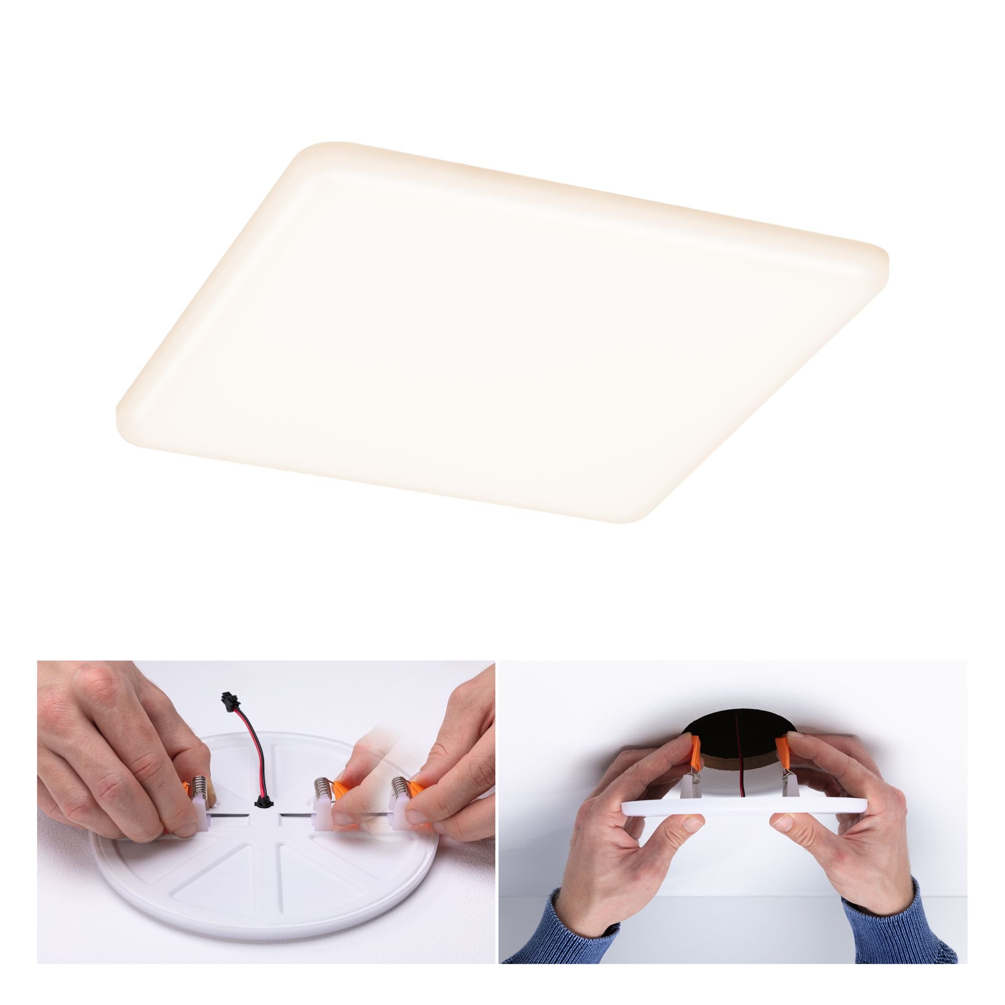 P 95379 LED vestavné svítidlo Veluna WhiteSwitch 185mm x 185mm IP44 stropní montáž 14W včetně sv. zdroje - PAULMANN (obrázek 2)