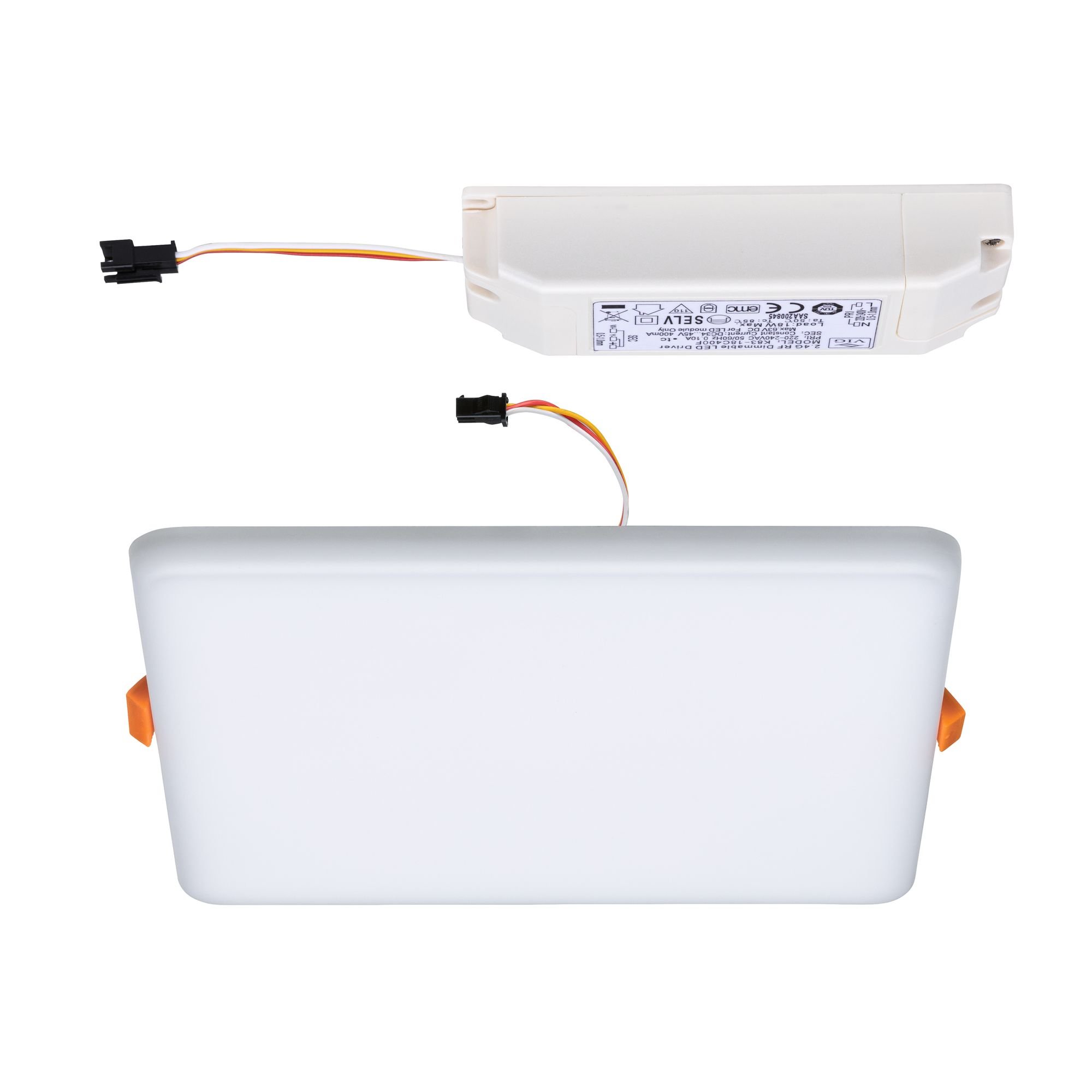 P 95379 LED vestavné svítidlo Veluna WhiteSwitch 185mm x 185mm IP44 stropní montáž 14W včetně sv. zdroje - PAULMANN (obrázek 7)