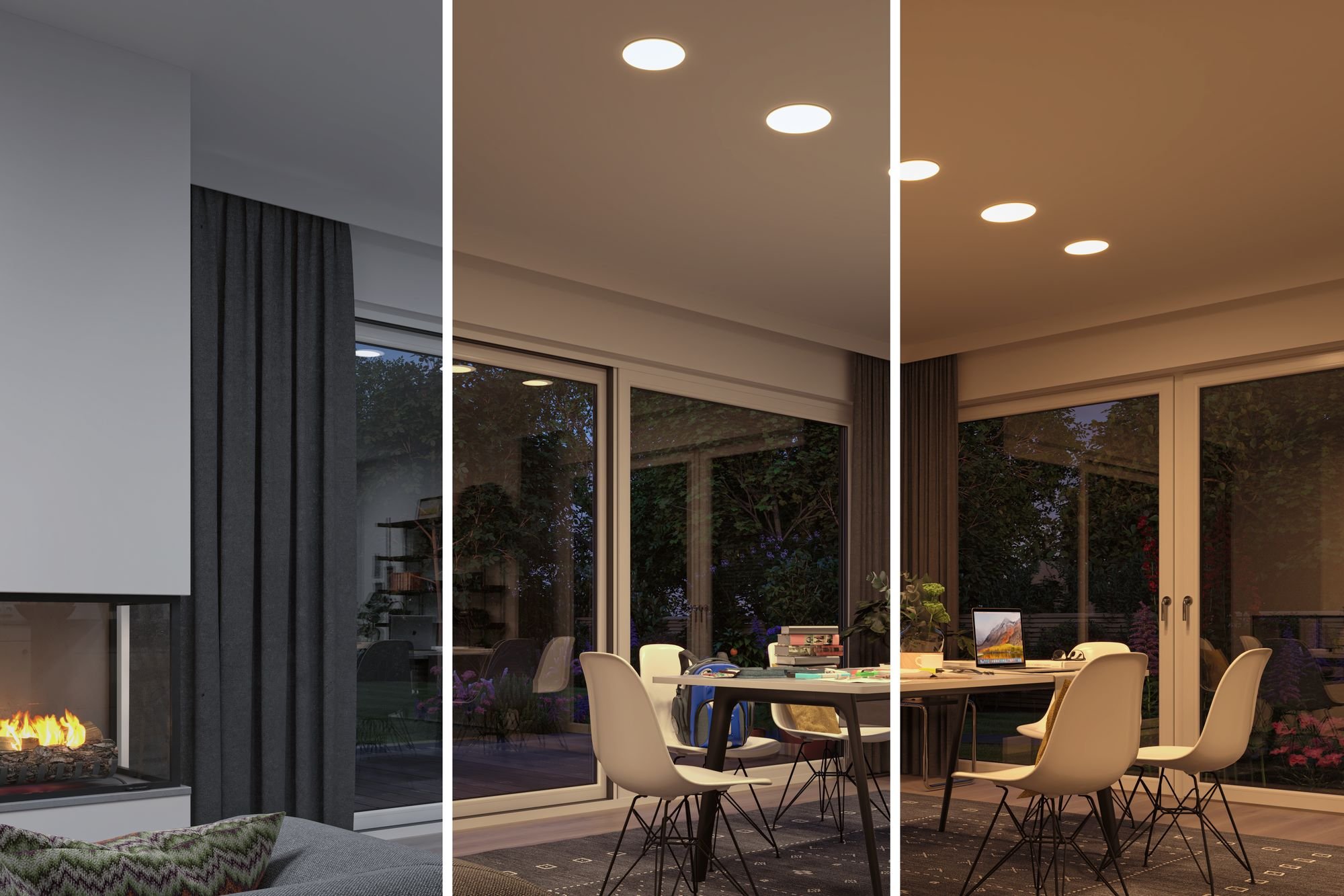 P 95386 Smart Home Zigbee LED vestavné svítidlo Veluna VariFit měnitelná bílá 185mm IP44 15W - PAULMANN (obrázek 5)