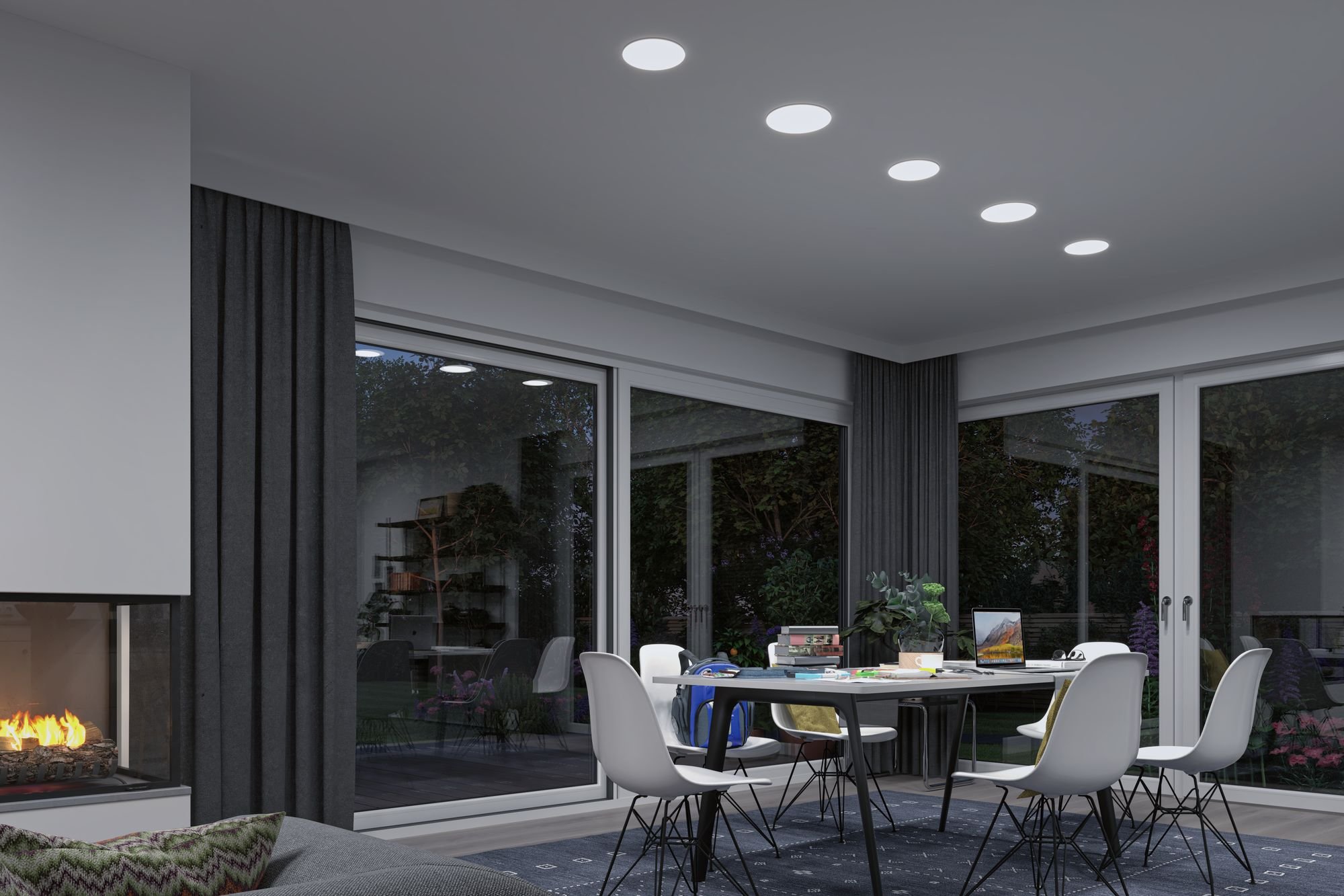 P 95386 Smart Home Zigbee LED vestavné svítidlo Veluna VariFit měnitelná bílá 185mm IP44 15W - PAULMANN (obrázek 9)
