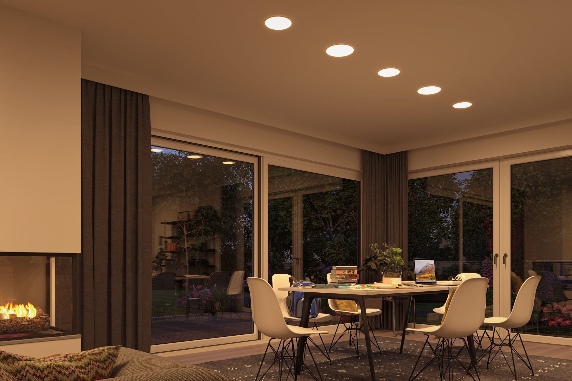 P 95386 Smart Home Zigbee LED vestavné svítidlo Veluna VariFit měnitelná bílá 185mm IP44 15W - PAULMANN (obrázek 11)