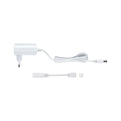 Obrázek pro produkt Universal LED trafo Plug-In 12W 230/12V DC napájení bílá umělá hmota - PAULMANN