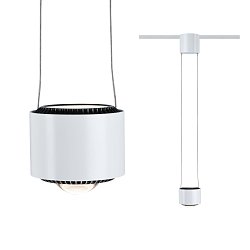 Obrázek pro produkt URail LED závěs Aldan 1-ramenné 1x8,5W bílá/černá stmívatelné - PAULMANN