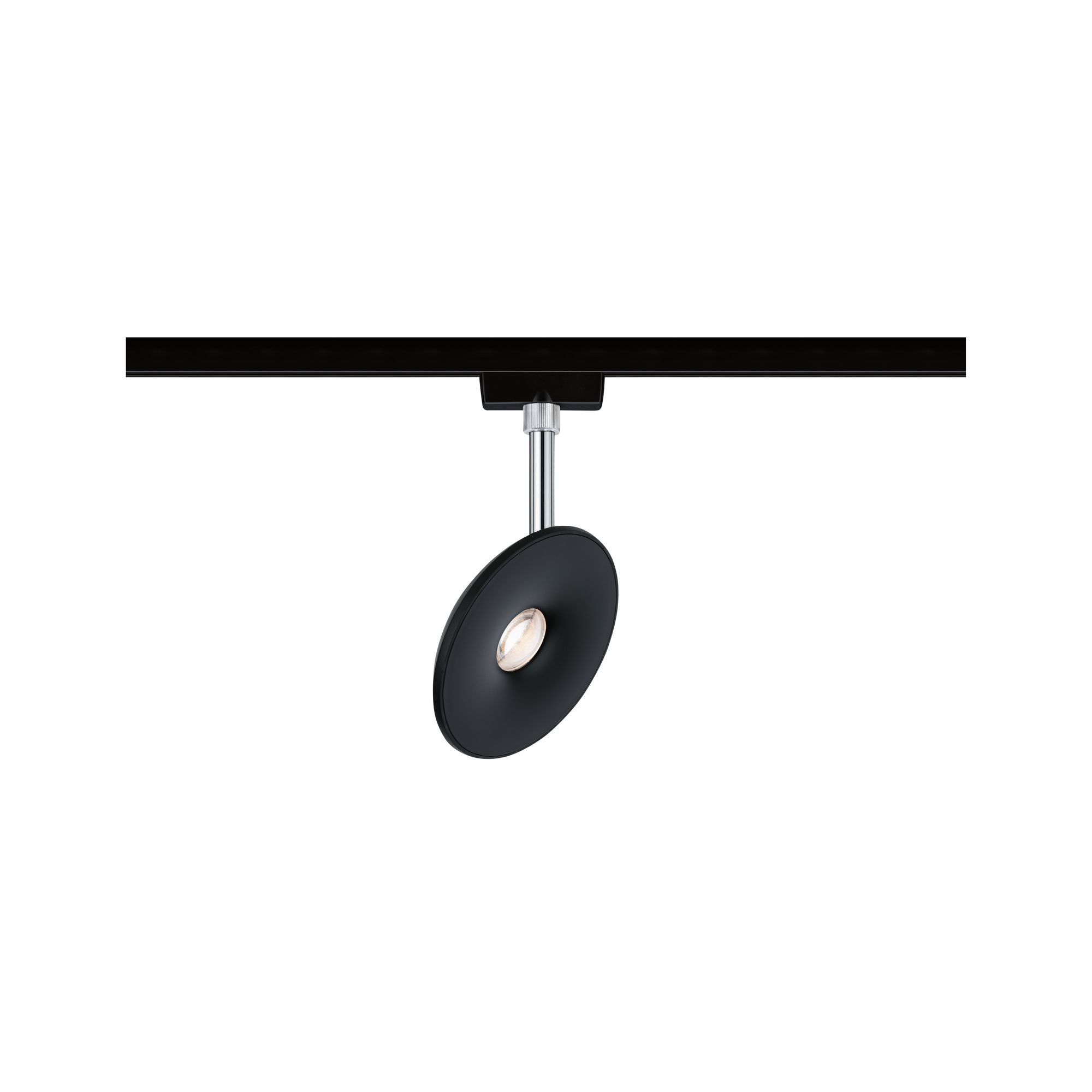 P 96938 URail LED-spot Sphere černá mat chrom 7,4W 2.700K - PAULMANN