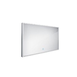 Obrázek pro produkt LED osvětlené zrcadlo 1200x700 s dotykovým senzorem 2700-6000K - NIMCO