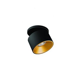 Obrázek pro produkt Zápustné svítidlo KLIMT M LED 10W Ø100 60º černá / zlatá 2700K 805lm PUSH stmívání - BPM (starý kód: 20135.RF.BK-G.D60.27K.PU)