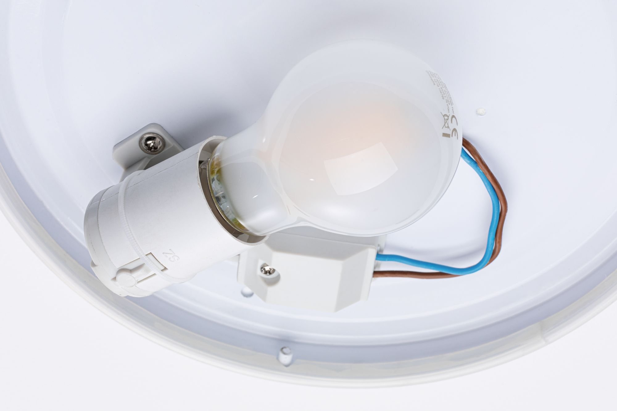 P 78898 Stropní svítidlo Axin IP44 max. 18W E27 bílá 260mm bez zdroje světla - PAULMANN (obrázek 3)
