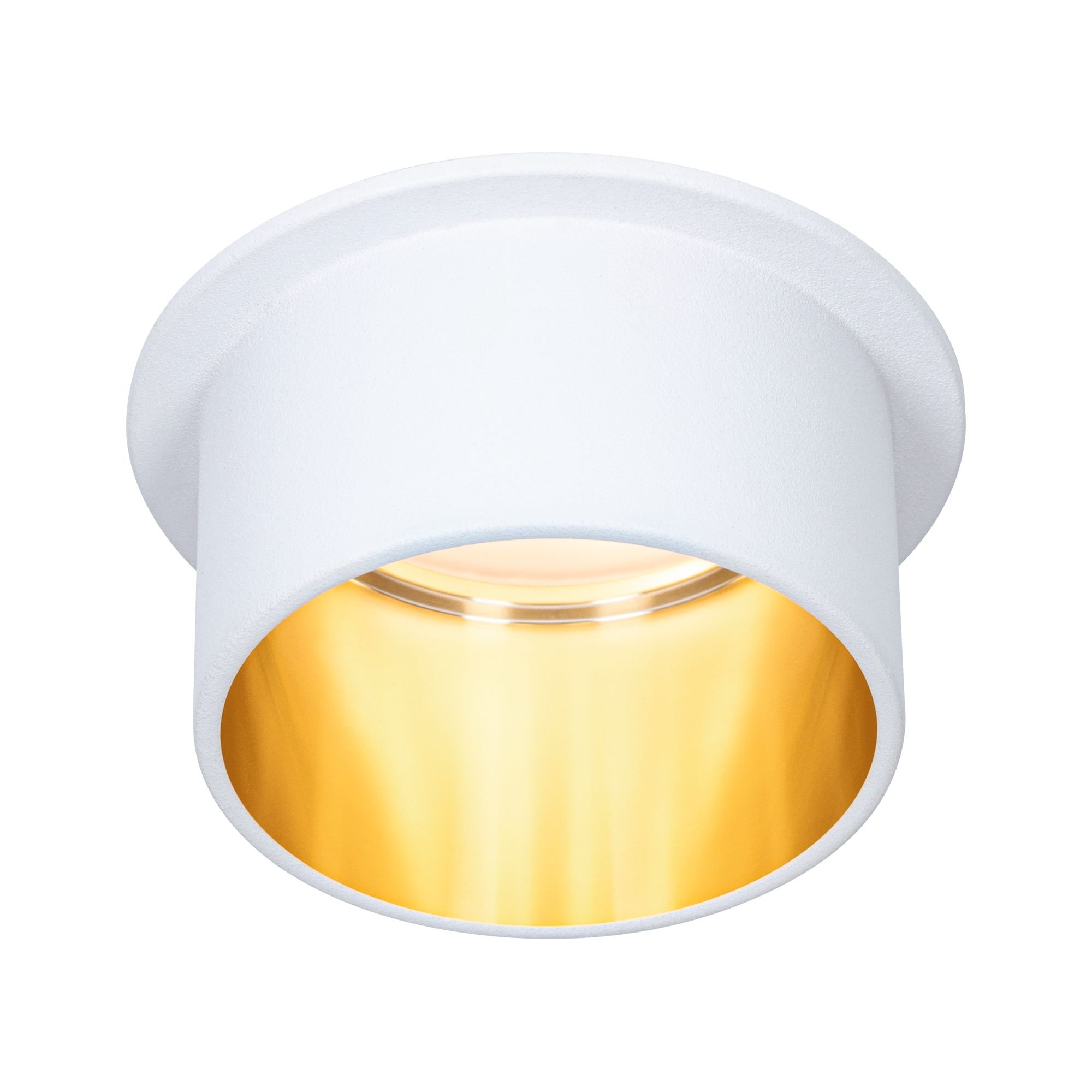 P 93380 Vestavné svítidlo LED Gil 6W bílá mat zlatá IP44 2.700K 3-krokové-stmívatelné - PAULMANN