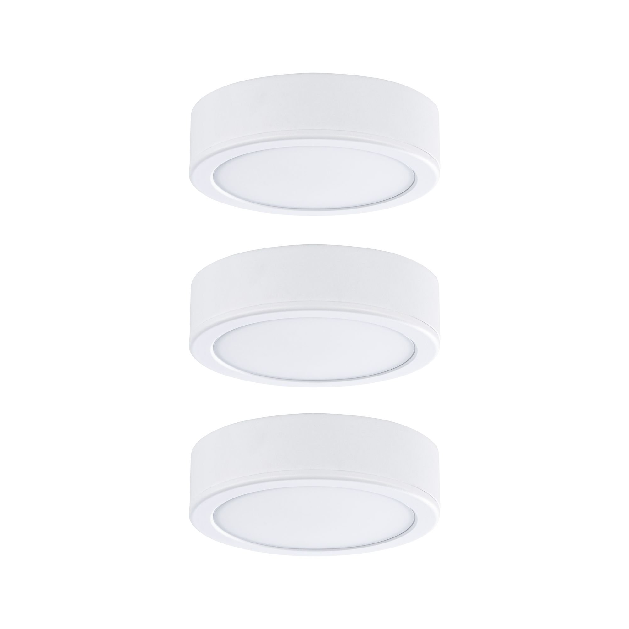 P 99989 LED přisazená nábytková svítidla sada Pukk bílá 3x3,5W teplá bílá 3ks sada vč. trafa - PAULMANN (obrázek 5)