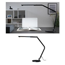 Obrázek pro produkt LED stolní lampa na psací stůl FlexBar černá 10,6W měnitelná bílá 3.000K - PAULMANN
