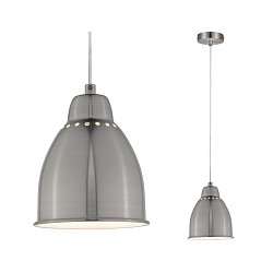 Obrázek pro produkt Závěsné svítidlo Neordic Hilla 1-ramenné pro osvětlení rostlin kov kartáčovaný bez zdroje světla max. 40W E27 - PAULMANN