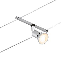 Obrázek pro produkt Lankový systém Salt matný chrom bez zdroje světla max. 10W GU5,3 DC 60VA - PAULMANN