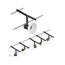 Obrázek pro produkt Lankový systém Sheela matný chrom 5 spotů bez zdroje světla max. 10W GU5,3 DC 60VA - PAULMANN