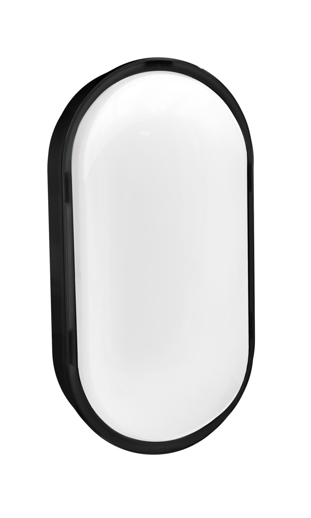 CEN SMON-162240 SIMPLY LED stropní svítidlo venkovní černé Oval 16W 4000K 1280lm CB IP65 - CENTURY
