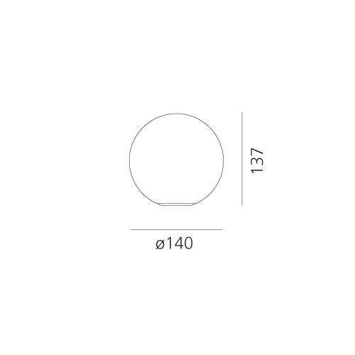 AR 1034110A Dioscuri stolní lampa 14 - ARTEMIDE (obrázek 5)