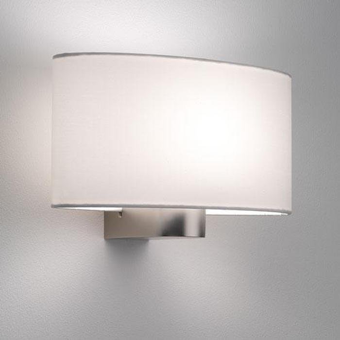 Levně AST 1185001 Stínidlo NAPOLI nástěnná základna matný nikl 230V E27 60W (starý kód: AST 0881) - ASTRO Lighting