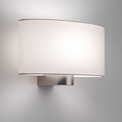Obrázek pro produkt Stínidlo NAPOLI nástěnná základna matný nikl 230V E27 60W (starý kód: AST 0881) - ASTRO Lighting