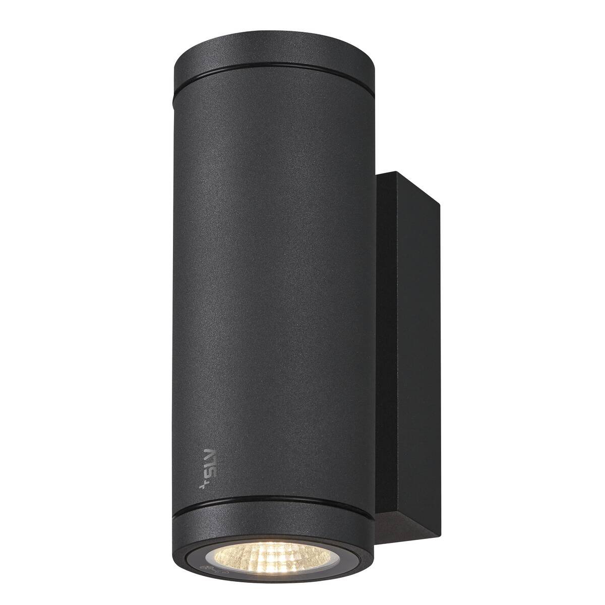 Levně LA 1003424 ENOLA ROUND UP/DOWN S Outdoor, nástěnné LED svítidlo, antracitové - BIG WHITE (SLV)