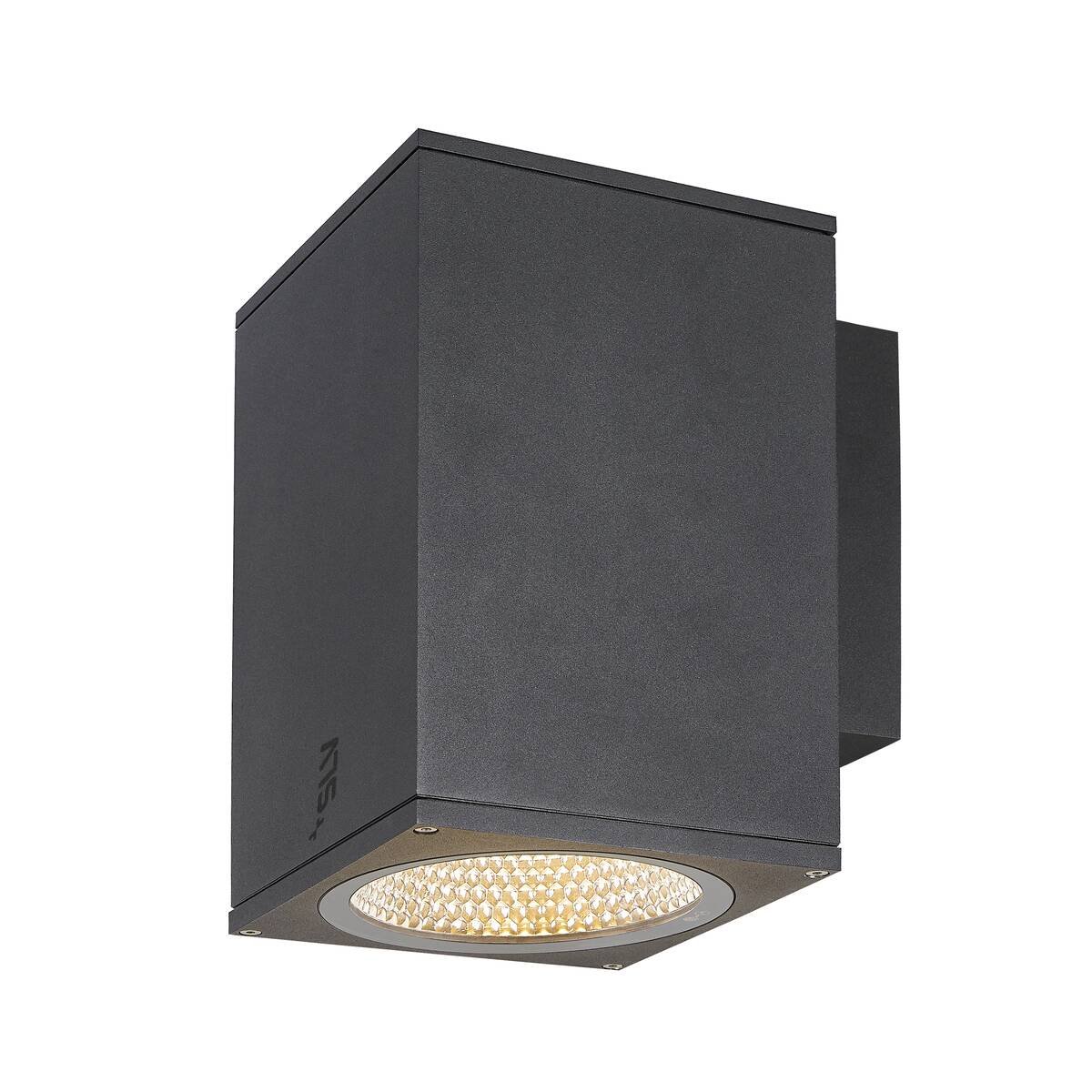 LA 1003437 ENOLA SQUARE L single Outdoor, nástěnné LED svítidlo, antracitové, CCT 3000/4000K - BIG WHITE (SLV)