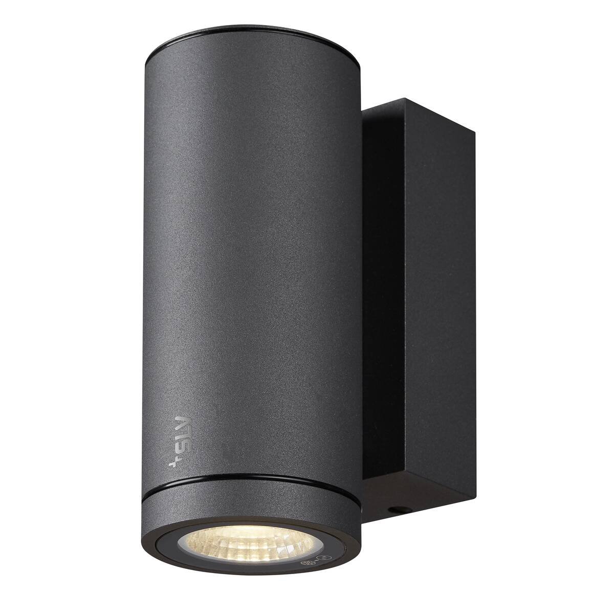 LA 1003422 ENOLA ROUND S single Outdoor, nástěnné LED svítidlo, antracitové - BIG WHITE (SLV)