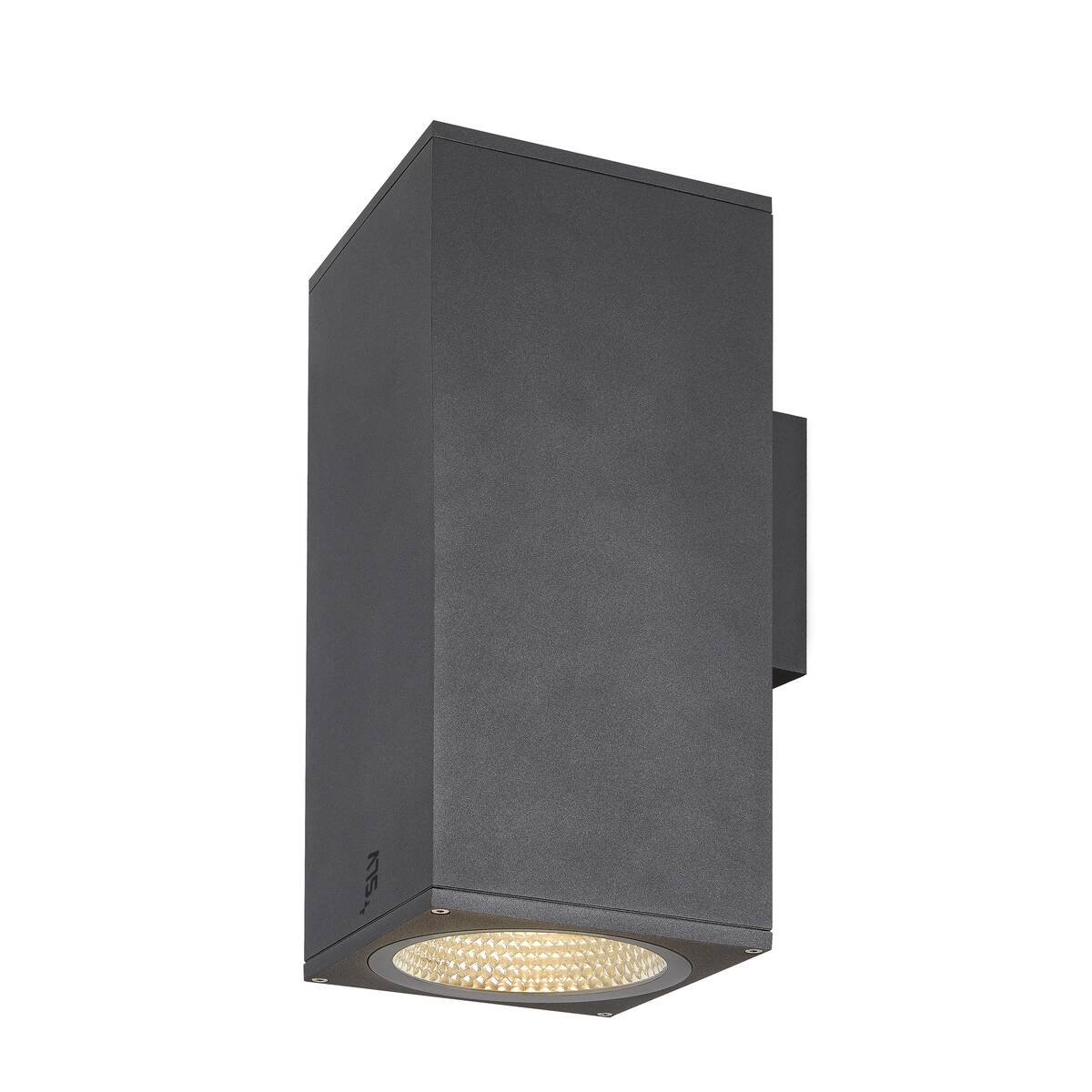 LA 1003438 ENOLA SQUARE UP/DOWN L Outdoor, nástěnné LED svítidlo, antracitové, CCT 3000/4000K - BIG WHITE (SLV)