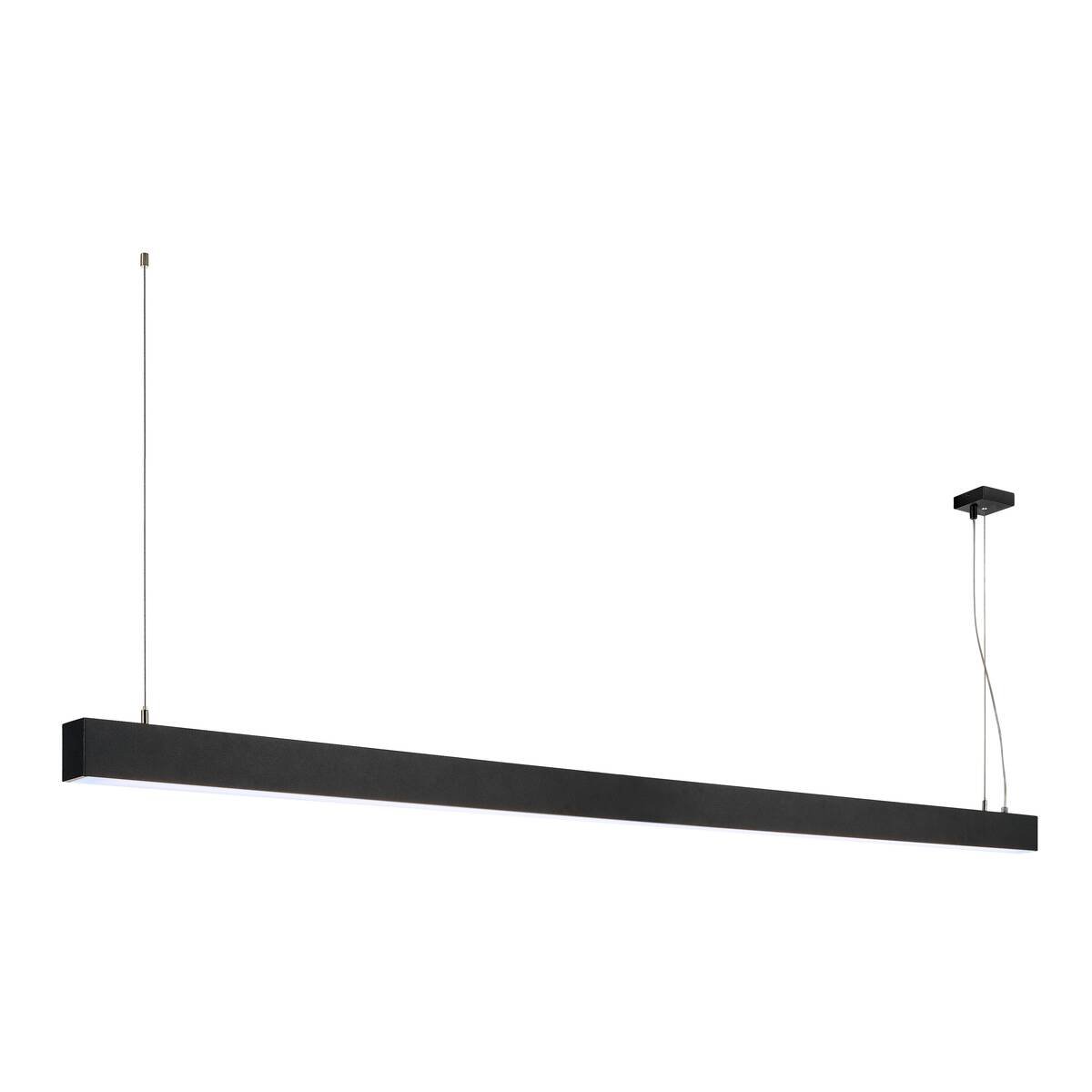 LA 1001409 GLENOS profilové závěsné svítidlo LED, 4000 K, černá, 2 m, 85 W - BIG WHITE (SLV)