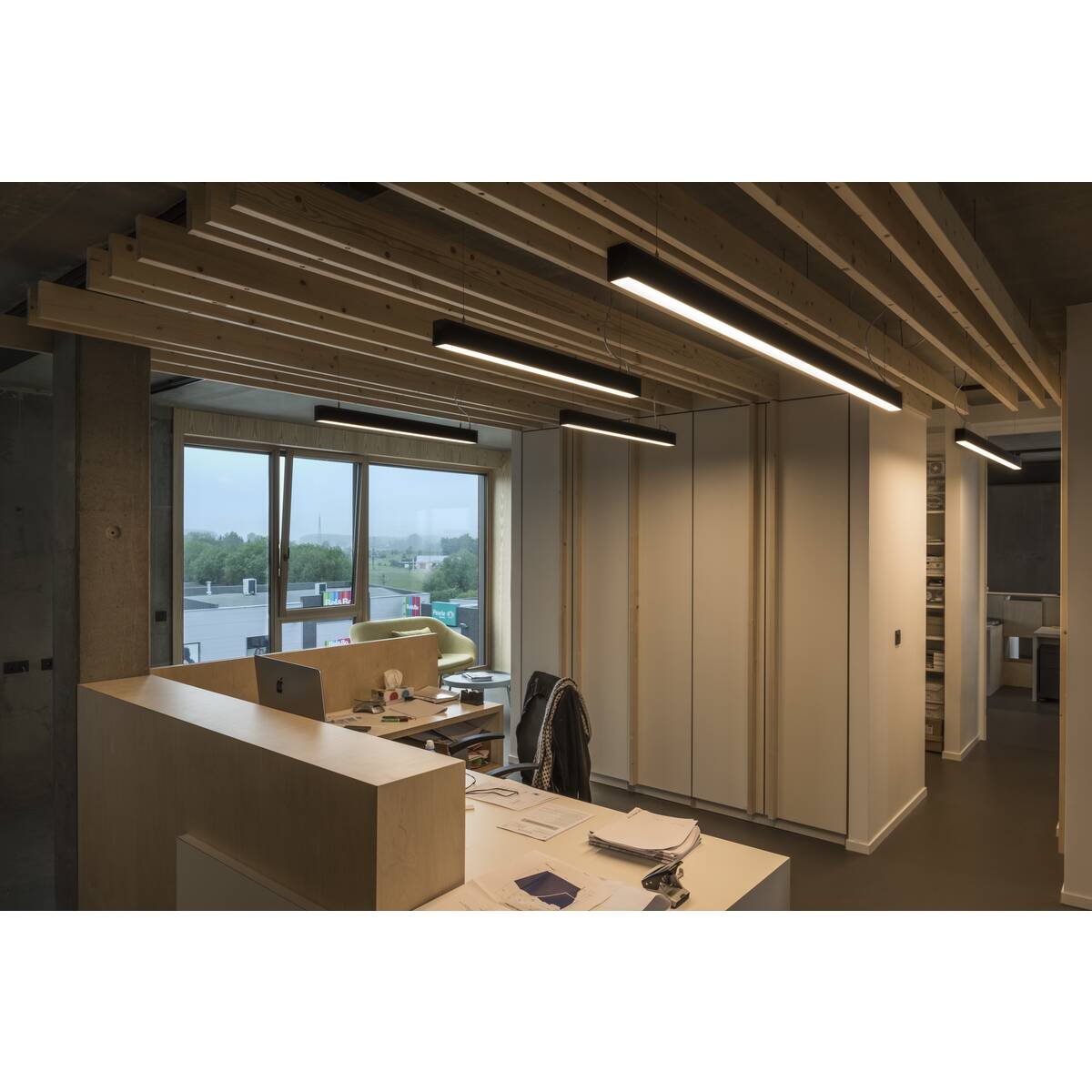 LA 1001409 GLENOS profilové závěsné svítidlo LED, 4000 K, černá, 2 m, 85 W - BIG WHITE (SLV) (obrázek 9)