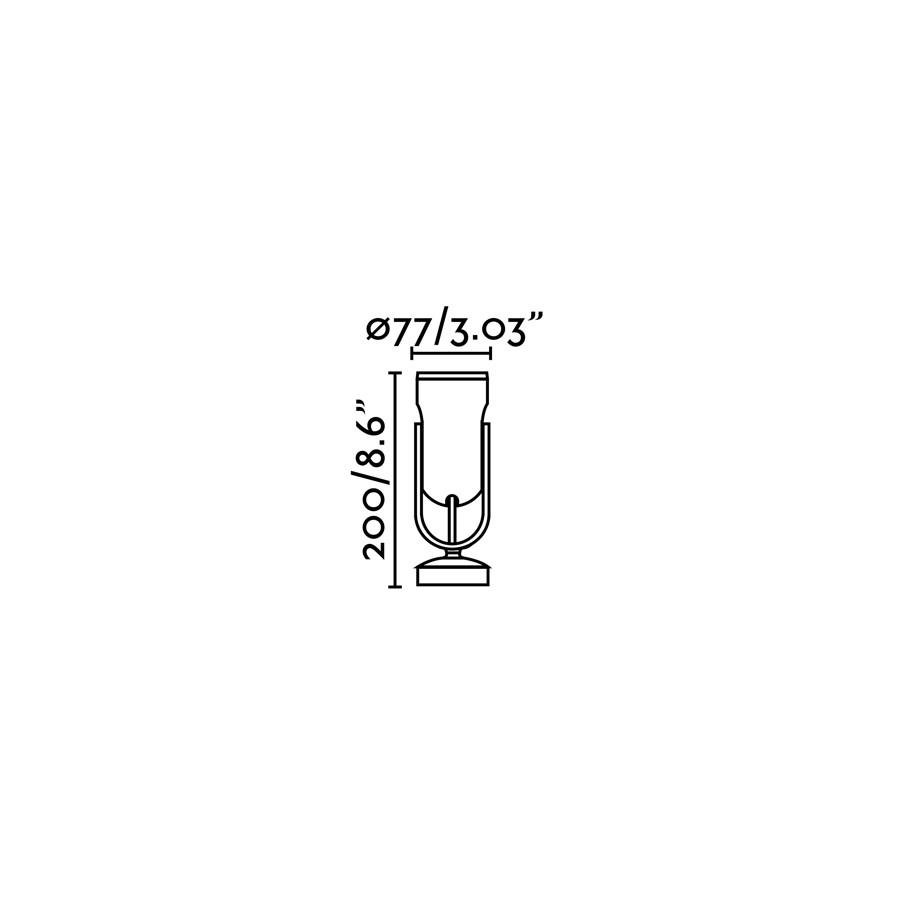 FARO 70035 SLOT 200 nástěnné bodové svítidlo, černá - FARO (obrázek 4)