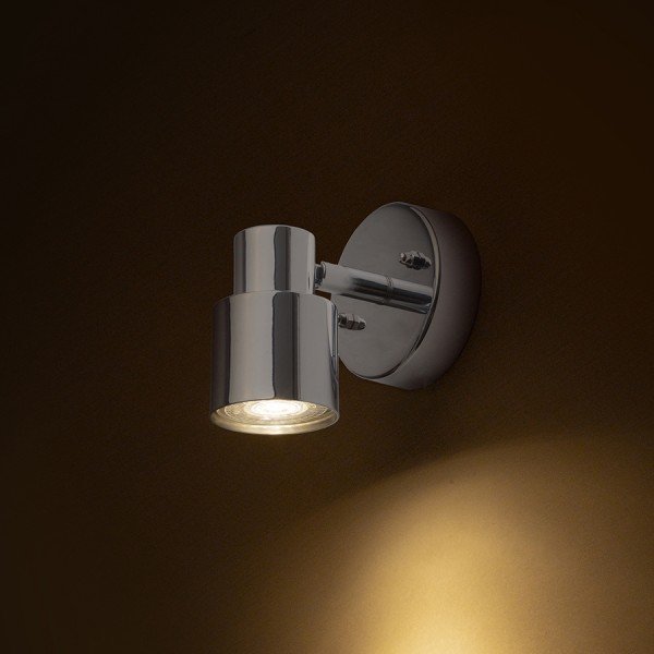 RED R13696 VALTO I nástěnná chrom 230V GU10 LED 5W IP44 - RED - DESIGN RENDL (obrázek 4)