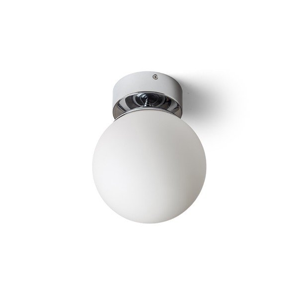 RED R13693 BOLLY 17 stropní opálové sklo/chrom 230V E27 15W IP44 - RED - DESIGN RENDL