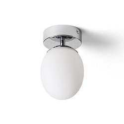 Obrázek pro produkt MERINGUE 11 stropní opálové sklo/chrom 230V LED G9 9W IP44 - RED - DESIGN RENDL