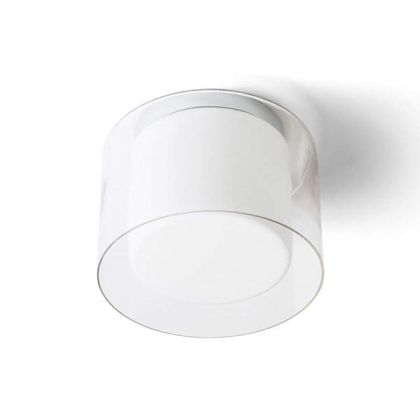RED R13684 VENICE 23 stropní čiré sklo/opálové sklo/chrom 230V E27 20W IP44 - RED - DESIGN RENDL