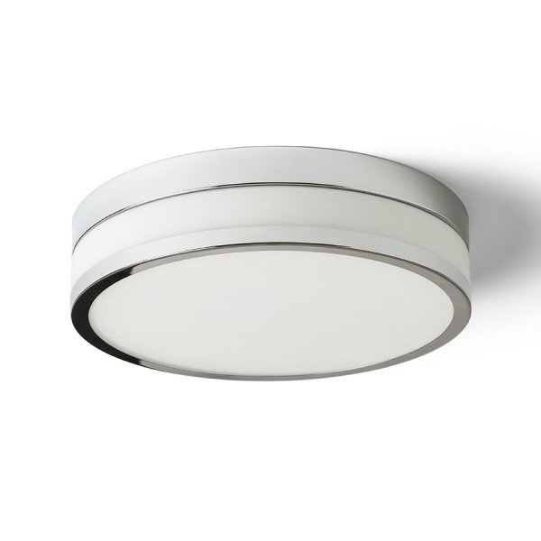RED R13681 CIRA LED 35 stropní opálové sklo/chrom 230V LED 24W IP44 3000K - RED - DESIGN RENDL
