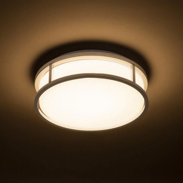 RED R13676 GRANDE LED 25 stropní opálové sklo/chrom 230V LED 12W IP44 3000K - RED - DESIGN RENDL (obrázek 3)