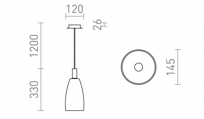 RED R13658 BELLINI L E14 závěsná bílá čiré sklo 230V E14 15W - RED - DESIGN RENDL (obrázek 3)