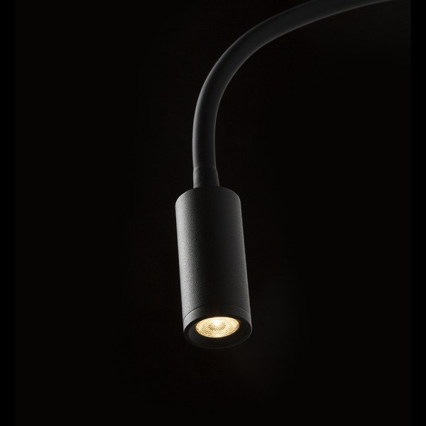 RED R13648 VALE nástěnná černá 230V LED 3W 30° 3000K - RED - DESIGN RENDL (obrázek 4)