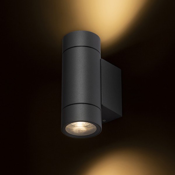 RED R13643 MIZZI NEW II nástěnná antracitová 230V GU10 2x35W IP65 - RED - DESIGN RENDL (obrázek 4)