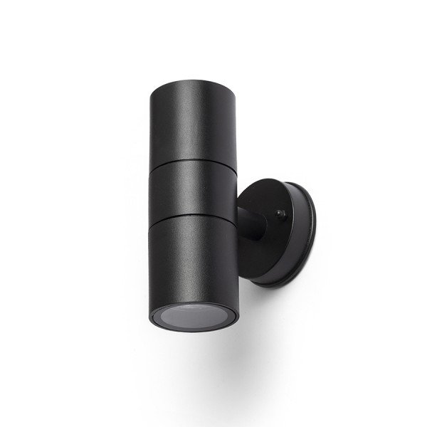 RED R13634 SORANO II nástěnná černá plast 230V LED GU10 2x8W IP44 - RED - DESIGN RENDL (obrázek 4)