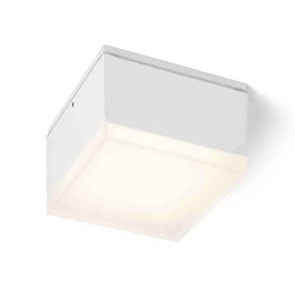 RED R13628 ORIN SQ stropní bílá satinovaný akryl 230V LED 10W IP54 3000K - RED - DESIGN RENDL