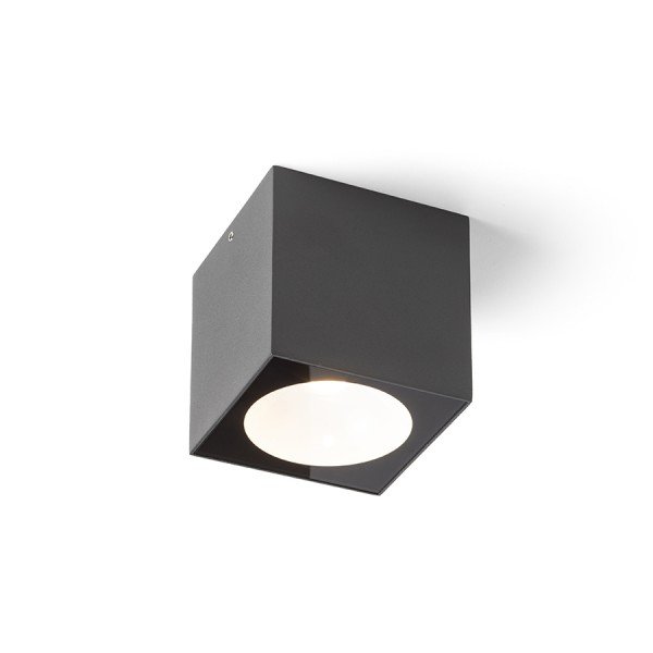 RED R13625 SENZA SQ stropní antracitová čiré sklo 230V LED 6W IP65 3000K - RED - DESIGN RENDL