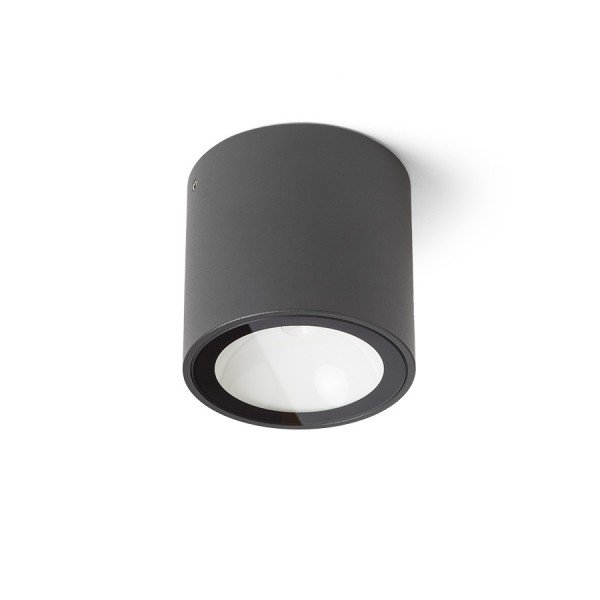 RED R13623 SENZA R stropní antracitová čiré sklo 230V LED 6W IP54 3000K - RED - DESIGN RENDL