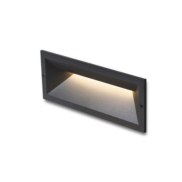Levně RED R13621 RAGG zápustná černá 230V LED 12W IP65 3000K - RED - DESIGN RENDL