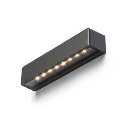 Obrázek pro produkt SAMPO nástěnná antracitová 230V LED 9W IP65 3000K - RED - DESIGN RENDL
