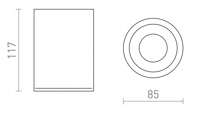 RED R13606 EILEEN stropní bílá 230V GU10 35W IP65 - RED - DESIGN RENDL (obrázek 4)
