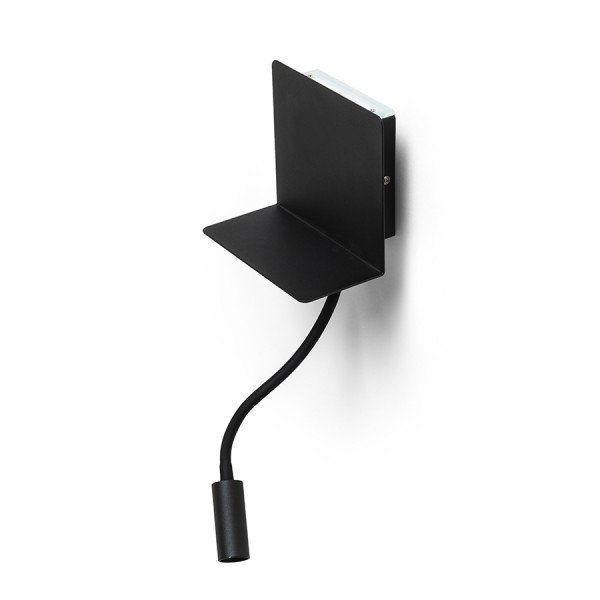 Levně RED R13571 ROSTAM nástěnná s USB černá 230V LED 2x3W 3000K - RED - DESIGN RENDL